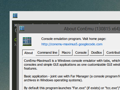 ConEmu, which is used in cmder.